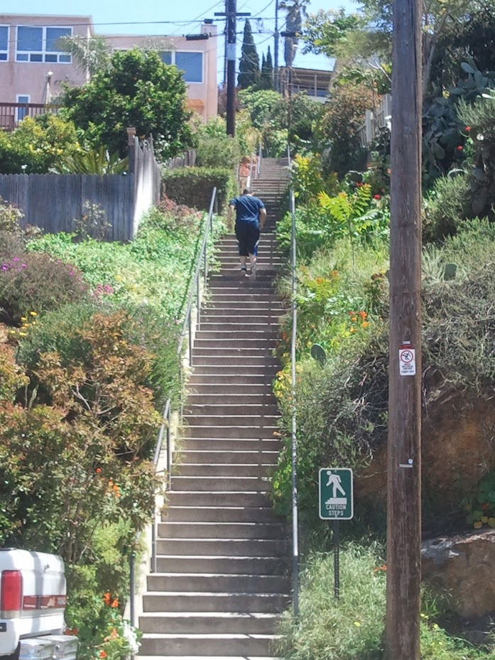 neuromotor exercises on stairs